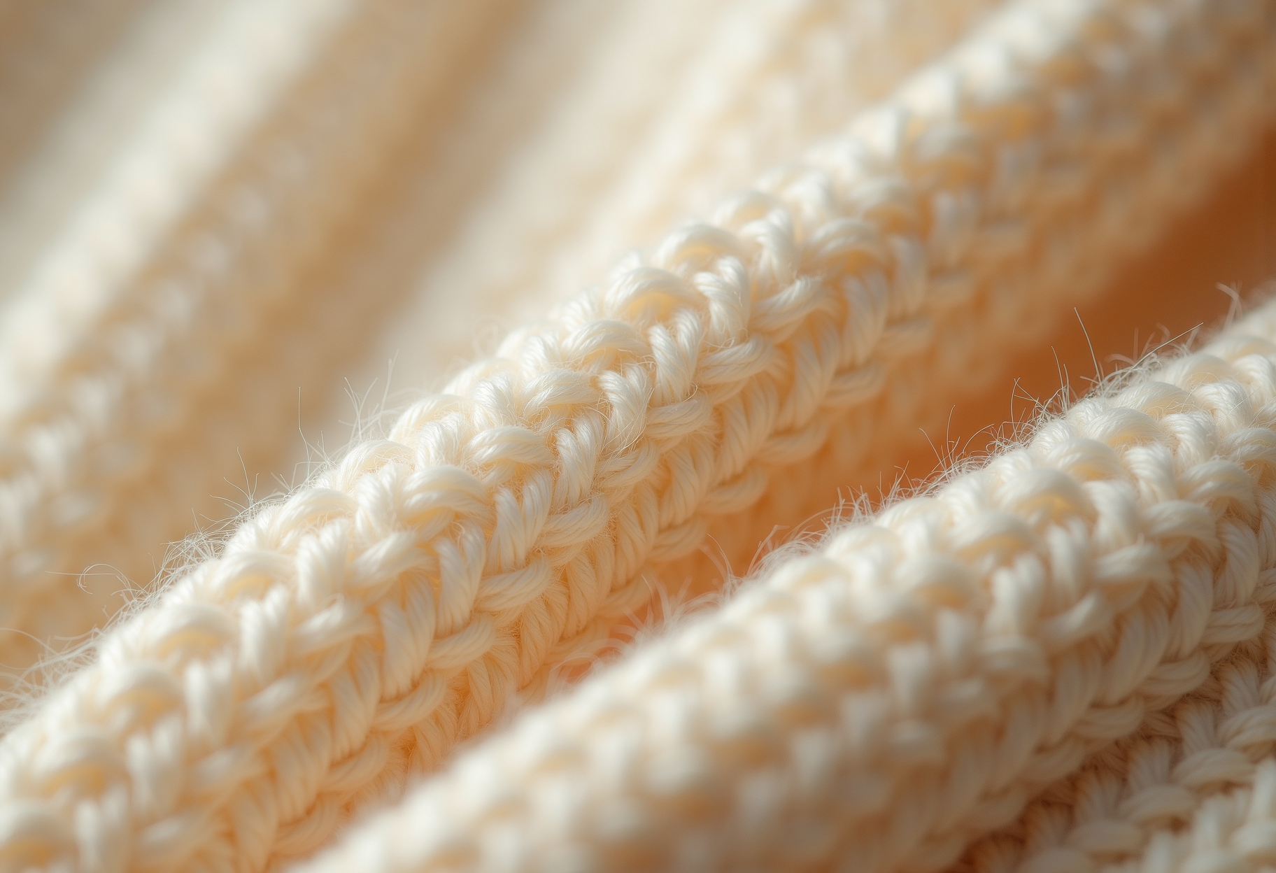 Merino knit, up close